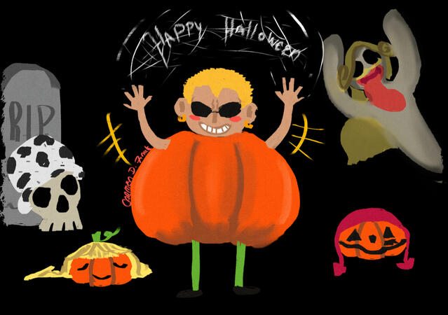 Halloween kid Doflamingo
